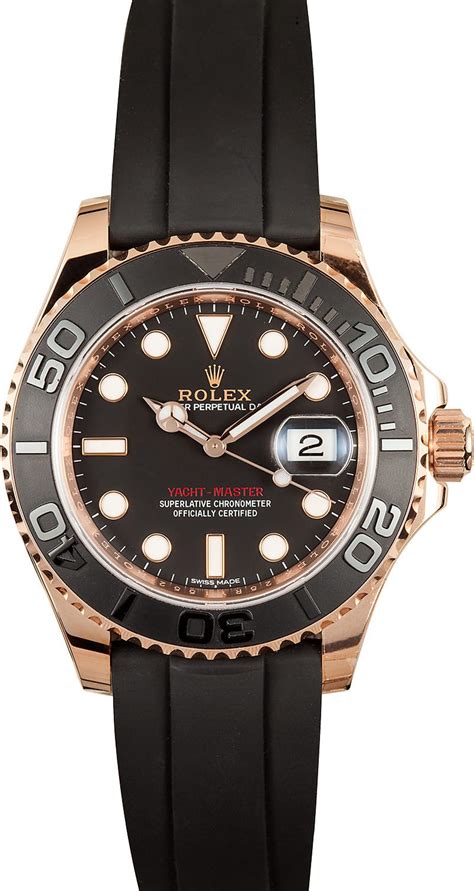 rose gold Rolex Yacht-Master